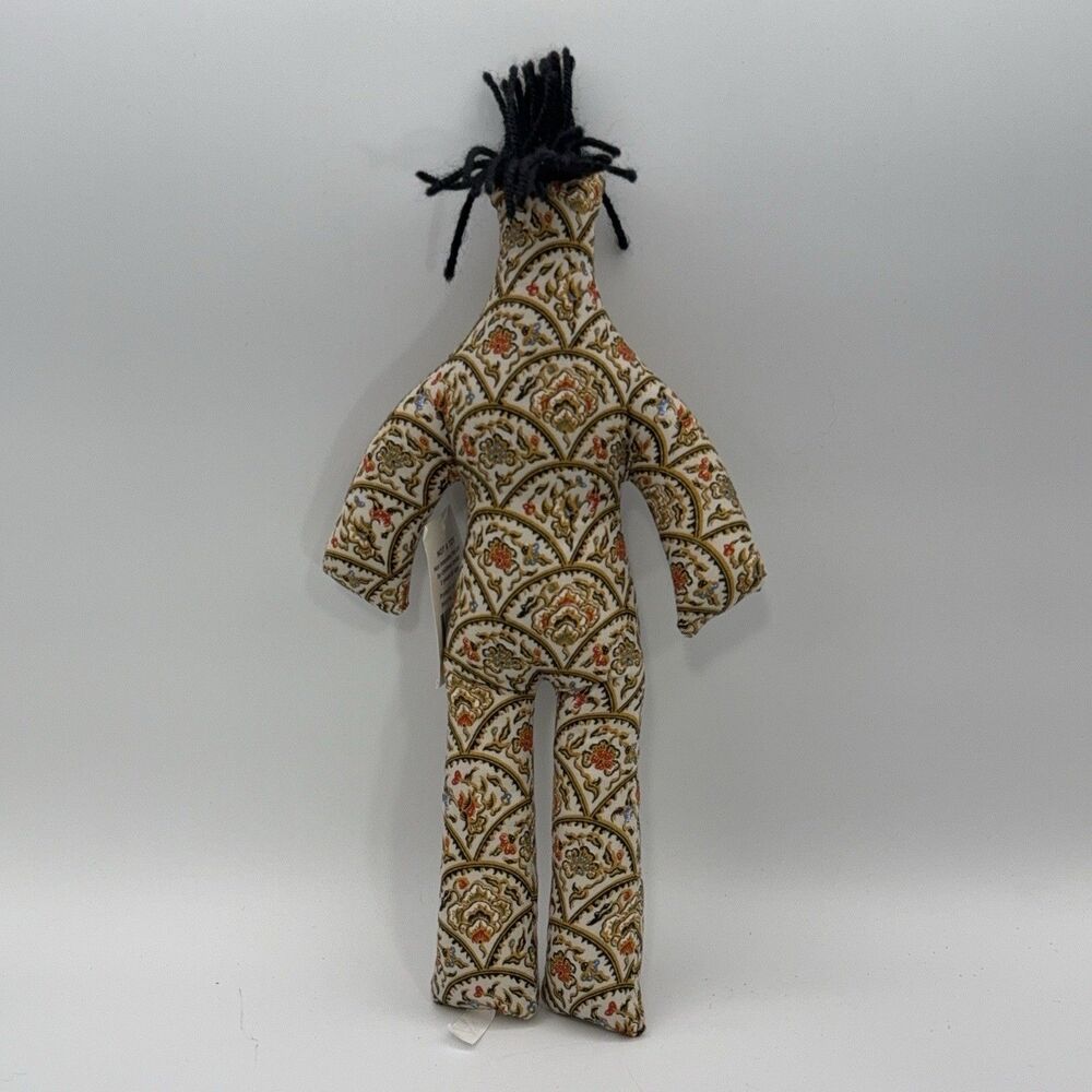 Dammit Doll Stress Relief Gag Gift Plush Paisley Floral Pattern New With Tags - Picture 6 of 11
